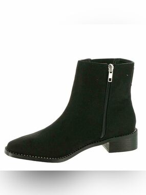 BEBE  Fabric Pointed Toe Ankle Boots
